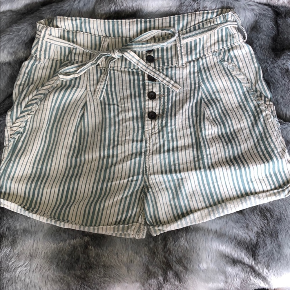 Striped Free People Shorts